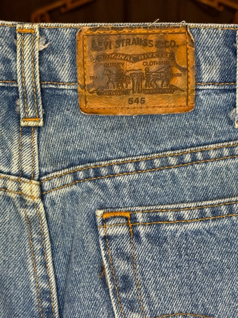 Vintage Levi’s 545 USA Made Loose Fit Jeans Mens 36x32 Y2K Denim